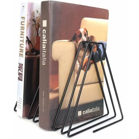 Bibliothèque De Porte-revues En Fil Triangulaire, Bureau Innovant Pliable Flexible FUIENKO 4 Bibliothèque De Porte-revues En Fil Triangulaire, Bureau Innovant Pliable Flexible FUIENKO – Image 2