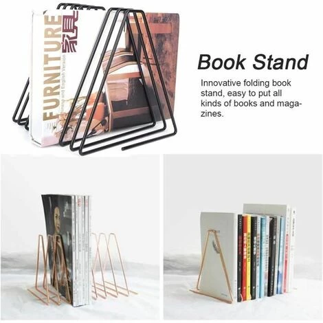 Bibliothèque De Porte-revues En Fil Triangulaire, Bureau Innovant Pliable Flexible FUIENKO 5 Bibliothèque De Porte-revues En Fil Triangulaire, Bureau Innovant Pliable Flexible FUIENKO – Image 3