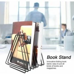 Bibliothèque De Porte-revues En Fil Triangulaire, Bureau Innovant Pliable Flexible FUIENKO 9 Bibliothèque De Porte-revues En Fil Triangulaire, Bureau Innovant Pliable Flexible FUIENKO -Petit rangement Soldes Magasin 64032637 4