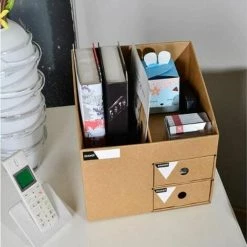 Porte Revue Boite Magazine Bureau Organisateurs Papier De Stockage Organisateur FUIENKO -Petit rangement Soldes Magasin 64032666 3