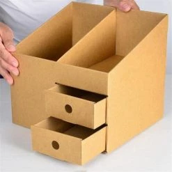 Porte Revue Boite Magazine Bureau Organisateurs Papier De Stockage Organisateur FUIENKO -Petit rangement Soldes Magasin 64032666 4