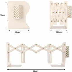 Serre-Livres Avec Pot A Crayon Amovible En Métal Réglable Et Robuste Organiseur FUIENKO 9 Serre-Livres Avec Pot A Crayon Amovible En Métal Réglable Et Robuste Organiseur FUIENKO -Petit rangement Soldes Magasin 64032699 4