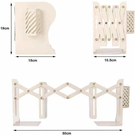 Serre-Livres Avec Pot A Crayon Amovible En Métal Réglable Et Robuste Organiseur FUIENKO 6 Serre-Livres Avec Pot A Crayon Amovible En Métal Réglable Et Robuste Organiseur FUIENKO – Image 4