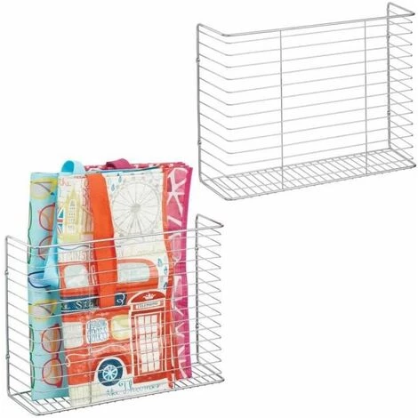 Porte Journaux Pour Salle De Bain, Salon, Bureau – Range Magazine Mural En Métal,blanc FUIENKO 3 Porte Journaux Pour Salle De Bain, Salon, Bureau – Range Magazine Mural En Métal,blanc FUIENKO