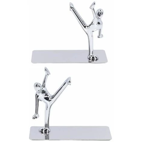 Porte-livre Serre-livres En Métal Unique Hommes Conception Simple,2pièces FUIENKO 3 Porte-livre Serre-livres En Métal Unique Hommes Conception Simple,2pièces FUIENKO