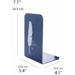 Serre-Livres Serre-Livres En Métal Serre-Livres Antidérapant Pour Le Cadeau De Noël De L'école De Bureau à Domic FUIENKO -Petit rangement Soldes Magasin 64032754 2