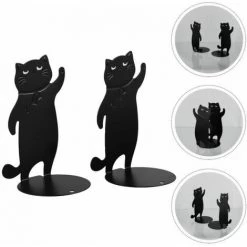 Utile Pratique Serre-livres Livre Bouchons Soutien,1 Paire FUIENKO -Petit rangement Soldes Magasin 64032811 3