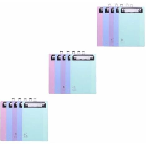 Mini Presse-papiers Transparents Tiny A6 Clips Panneaux Colorful,15Packs FUIENKO 3 Mini Presse-papiers Transparents Tiny A6 Clips Panneaux Colorful,15Packs FUIENKO
