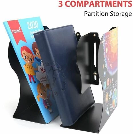 Serre-livres Réglables En Métal Pour Enfants,serre-livres Extensibles FUIENKO 4 Serre-livres Réglables En Métal Pour Enfants,serre-livres Extensibles FUIENKO – Image 2