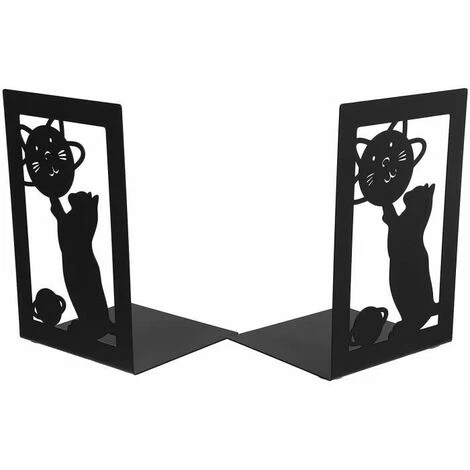 Serrelivres En Métal Pratique Pour Ranger Des Livres 2PCS FUIENKO 6 Serrelivres En Métal Pratique Pour Ranger Des Livres 2PCS FUIENKO – Image 4