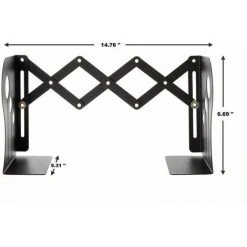 Serre-livres En Métal Robustes Et Réglables Design Moderne Avec Base Antidérapante Petit Format Bleu 16.5x13cm FUIENKO -Petit rangement Soldes Magasin 64032846 4