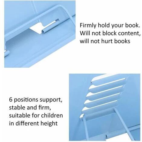 Support De LivreConception Ergonomique De Haute Stabilité Empêchent Le Support De Papier De Myopie Pour La Maison Pour L'écol FUIENKO 4 Support De LivreConception Ergonomique De Haute Stabilité Empêchent Le Support De Papier De Myopie Pour La Maison Pour L'écol FUIENKO – Image 2