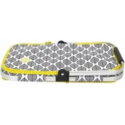 Paris Prix - Panier Pique-nique "zeste" 25l Gris & Jaune -Petit rangement Soldes Magasin 64042404 4