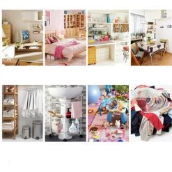 MALLOMNE 1 PC Toile Tissu Pliable Panier Blanchisserie Paniers De Rangement Avec Poign��es Pour Jouets 11 MALLOMNE 1 PC Toile Tissu Pliable Panier Blanchisserie Paniers De Rangement Avec Poign��es Pour Jouets -Petit rangement Soldes Magasin 64056311 5