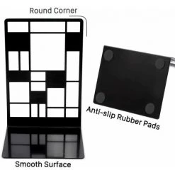 DECKON Extrémités De Livre, Serre-livres, Bouts De Livre Pour étagères, Serre-livres Robuste En Métal Antidérapant 3 Paires Pour Livres Lourds, Support Décoratif De Séparateur De Livre, Supports De Butoir De Livre De Conception D'art Abstrait Pour Le Bureau, La 9 DECKON Extrémités De Livre, Serre-livres, Bouts De Livre Pour étagères, Serre-livres Robuste En Métal Antidérapant 3 Paires Pour Livres Lourds, Support Décoratif De Séparateur De Livre, Supports De Butoir De Livre De Conception D'art Abstrait Pour Le Bureau, La -Petit rangement Soldes Magasin 64078199 3