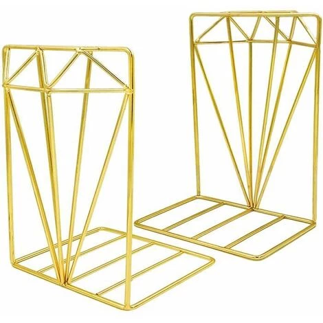 Extrémités De Livres, En Métal, Support Pour étagères, Design Artistique Géométrique FUIENKO 3 Extrémités De Livres, En Métal, Support Pour étagères, Design Artistique Géométrique FUIENKO