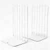 Serre Livres Book Clip Boîte à Billets Par Rack De Stockage De Bureau Presse,Grid FUIENKO -Petit rangement Soldes Magasin 64122120 1