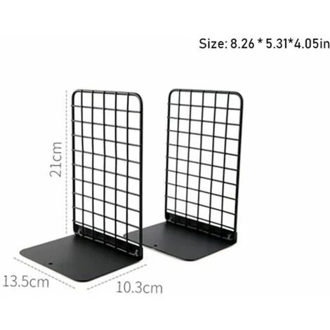 Serre Livres Book Clip Boîte à Billets Par Rack De Stockage De Bureau Presse,Grid FUIENKO 4 Serre Livres Book Clip Boîte à Billets Par Rack De Stockage De Bureau Presse,Grid FUIENKO â Image 2