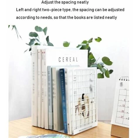Serre Livres Book Clip Boîte à Billets Par Rack De Stockage De Bureau Presse,Grid FUIENKO 5 Serre Livres Book Clip Boîte à Billets Par Rack De Stockage De Bureau Presse,Grid FUIENKO â Image 3