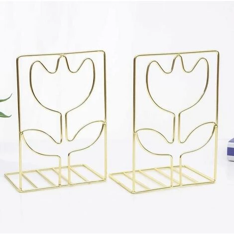 Serre-livres Creux En Métal Pour Bureau FUIENKO 5 Serre-livres Creux En Métal Pour Bureau FUIENKO – Image 3