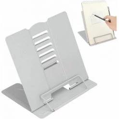 Support De Papier De Livre Portable Pliable Prévenir La Myopie(Beige) FUIENKO -Petit rangement Soldes Magasin 64122124 3