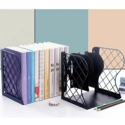 Extrémités De LivreSerreLivres En Métal Réglable RétractablePortefichier Extensible FUIENKO -Petit rangement Soldes Magasin 64122153 3