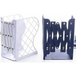 Extrémités De LivreSerreLivres En Métal Réglable RétractablePortefichier Extensible FUIENKO -Petit rangement Soldes Magasin 64122153 4