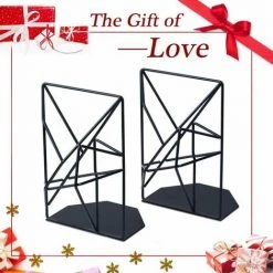 Serre-Livres En Fer Pour Bureau, Bibliothèque Ou Maison, Noir FUIENKO 8 Serre-Livres En Fer Pour Bureau, Bibliothèque Ou Maison, Noir FUIENKO -Petit rangement Soldes Magasin 64122154 3