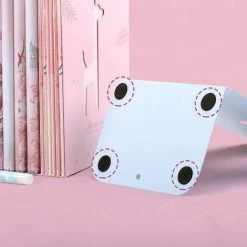 Serre Livres Bookend Supports For Tableaux De Bureau Metal Hollow Libérer Des Extrémités FUIENKO -Petit rangement Soldes Magasin 64122157 4