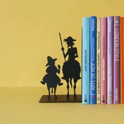 CARILLONSàVENT Don Quijote Serre-Livres En Métal Carivent. Inspiré De L'oeuvre De Cervantes,1 Pcs Noir 9 CARILLONSàVENT Don Quijote Serre-Livres En Métal Carivent. Inspiré De L'oeuvre De Cervantes,1 Pcs Noir -Petit rangement Soldes Magasin 64138439 3