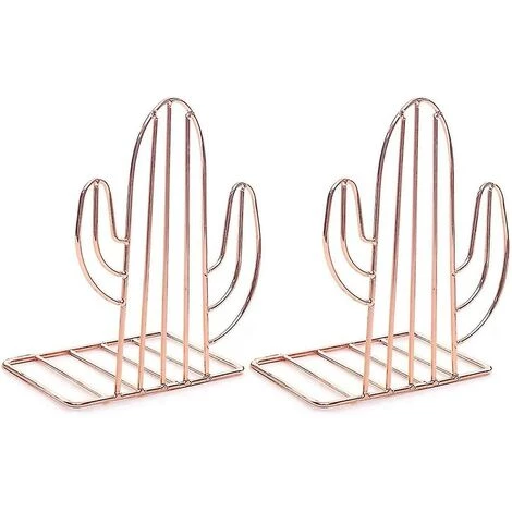 LTS FAFA Serre-livres Décoratifs De Cactus En Métal Créatif, Support De Livre De Bibliothèque En Métal 3 LTS FAFA Serre-livres Décoratifs De Cactus En Métal Créatif, Support De Livre De Bibliothèque En Métal