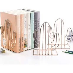 LTS FAFA Serre-livres Décoratifs De Cactus En Métal Créatif, Support De Livre De Bibliothèque En Métal 7 LTS FAFA Serre-livres Décoratifs De Cactus En Métal Créatif, Support De Livre De Bibliothèque En Métal -Petit rangement Soldes Magasin 64192101 2