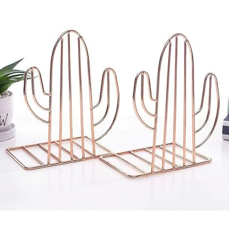 LTS FAFA Serre-livres Décoratifs De Cactus En Métal Créatif, Support De Livre De Bibliothèque En Métal 6 LTS FAFA Serre-livres Décoratifs De Cactus En Métal Créatif, Support De Livre De Bibliothèque En Métal – Image 4