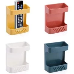 PESCE Lvjkes Télécommande Boîte De Rangement Murale, 4 Pièces Boîte De Rangement à Télécommande, Télécommande Boîte De Rangement Murale Divers, Pour Téléviseurs Et Climatiseurs Téléphone