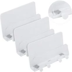 PESCE Support Mural En Plastique PP Pour Téléphone Portable Et Tablette En Plastique PP Pour Smartphone Blanc