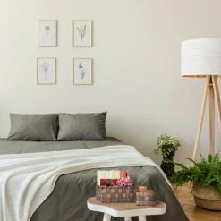 Relaxdays Paniers De Rangement, Lot De 4, 3 Tailles, Corbeille Effet Bois, Tressé, Armoire Et étagère, Plastique, Marron -Petit rangement Soldes Magasin 64506849 3