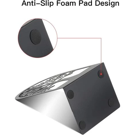 HABIENTôT Serre-Livre En Métal Pour Livres,Anti-Rayures Porte-Livres Pour Bureau, Ecole Et Maison, Séparateurs De Livres, CD, Porte-Dossier Pour Bureaux (2) Noir,Oi-FRIS 5 HABIENTôT Serre-Livre En Métal Pour Livres,Anti-Rayures Porte-Livres Pour Bureau, Ecole Et Maison, Séparateurs De Livres, CD, Porte-Dossier Pour Bureaux (2) Noir,Oi-FRIS – Image 3