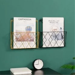 LTS FAFA Porte-livres Et Journaux Muraux En Fer -Petit rangement Soldes Magasin 64631722 3