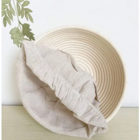 MINKUROW Panier De Fermentation Panier De Fermentation Rond, Panier De Fermentation Moule à Pain Rond 20 X 8 Cm Panier En Osier Panier De Fermentation Pour 1,0 Kg De Pâte à Pain Conçu Avec Des Inserts En Lin 6 MINKUROW Panier De Fermentation Panier De Fermentation Rond, Panier De Fermentation Moule à Pain Rond 20 X 8 Cm Panier En Osier Panier De Fermentation Pour 1,0 Kg De Pâte à Pain Conçu Avec Des Inserts En Lin – Image 4