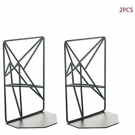 ILOVEMILAN 1 Paire De Serre-livres En Fer Métallique Support De Livre De Lecture Organisateur De Magazines De Documents De Bureau 3 ILOVEMILAN 1 Paire De Serre-livres En Fer Métallique Support De Livre De Lecture Organisateur De Magazines De Documents De Bureau