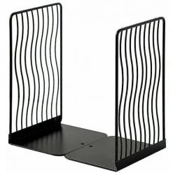 ILOVEMILAN 1 Paire Serre-livres Support De Support De Livre Bureau Bureau Organisateur De Magazines Support D'étagère | Serre-livres