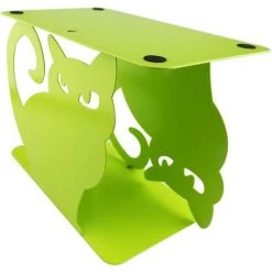 LLOVE Serre-livres En Métal Chat Vert 2 Pièces -Petit rangement Soldes Magasin 64871029 4