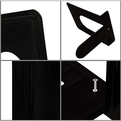 Belle Serre Livre En Métal Noir (Lot De 3),Cale Livre Et CDs Anti -Dérapant - Presse Livre Pour Étagères, Bureau, Bibliothèque, Maison Et Écoles 56Vingt 5 Belle Serre Livre En Métal Noir (Lot De 3),Cale Livre Et CDs Anti -Dérapant - Presse Livre Pour Étagères, Bureau, Bibliothèque, Maison Et Écoles 56Vingt – Image 3