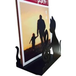 Lot De 2 Serre-livres En Métal Fin Antidérapants En Forme De Chats Et Note De Musique Pour Bibliothèque , école, Bureau, Maison Music Note,noir 56Vingt 11 Lot De 2 Serre-livres En Métal Fin Antidérapants En Forme De Chats Et Note De Musique Pour Bibliothèque , école, Bureau, Maison Music Note,noir 56Vingt -Petit rangement Soldes Magasin 64940771 5