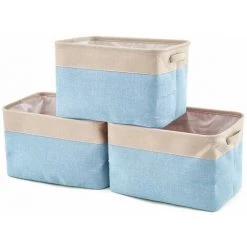 HELLO KITTY BAIN Panier En Toile Pliable Avec Poignées - Lot De 3