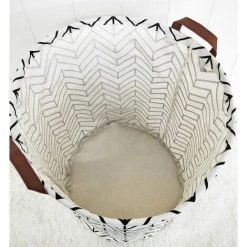 REGALOS 1 Paquet De Paniers De Rangement En Toile De Grande Taille Avec Poignée, Conteneurs De Rangement Pour La Maison Pliables Et Pratiques Pour Jouets D'enfants, Vêtements De Bébé, Panier De Pépinière (19,7 * 15,7 Pouces) -Petit rangement Soldes Magasin 65120649 4