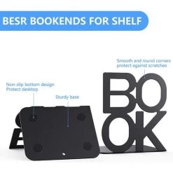 BF Étagère - Étagère Décorative En Métal Pour Bureau D'étagère, Unique Heavy Duty (Noir, 5.1x5.5x4.9") -Petit rangement Soldes Magasin 65270318 4