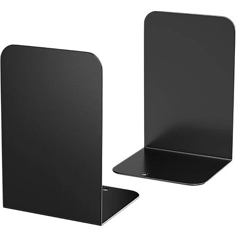 BF Serre-livres, Serre-livres En Métal Noir Pour Livres Lourds, (2pcs, 5.3x7.8x4) 3 BF Serre-livres, Serre-livres En Métal Noir Pour Livres Lourds, (2pcs, 5.3x7.8x4)