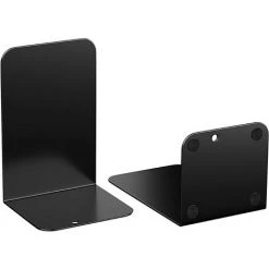 BF Serre-livres, Serre-livres En Métal Noir Pour Livres Lourds, (2pcs, 5.3x7.8x4) 9 BF Serre-livres, Serre-livres En Métal Noir Pour Livres Lourds, (2pcs, 5.3x7.8x4) -Petit rangement Soldes Magasin 65273140 3