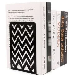 LTS FAFA Nouvel Ensemble De 2 Serre-livres En Métal Résistants Antidérapants Ornements Décoratifs Pour étagère à La Maison -Petit rangement Soldes Magasin 65413386 5